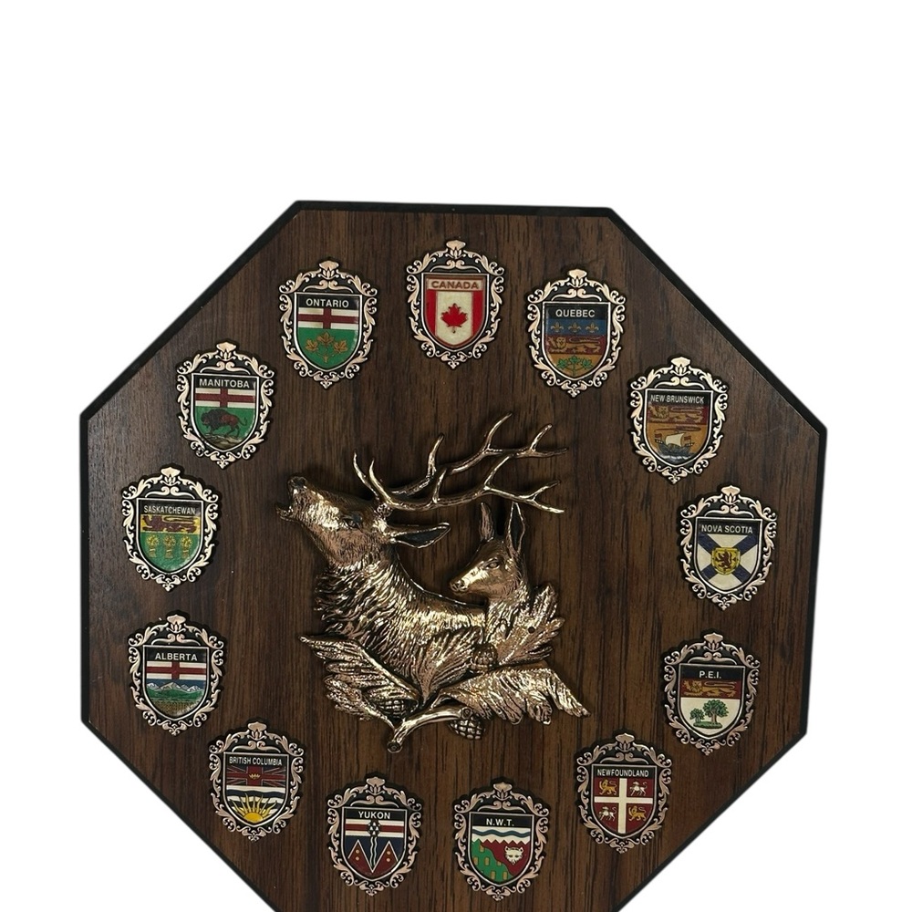 Canadá Wall Plaque, Provincial and Territorial Coats of arms Of Canada